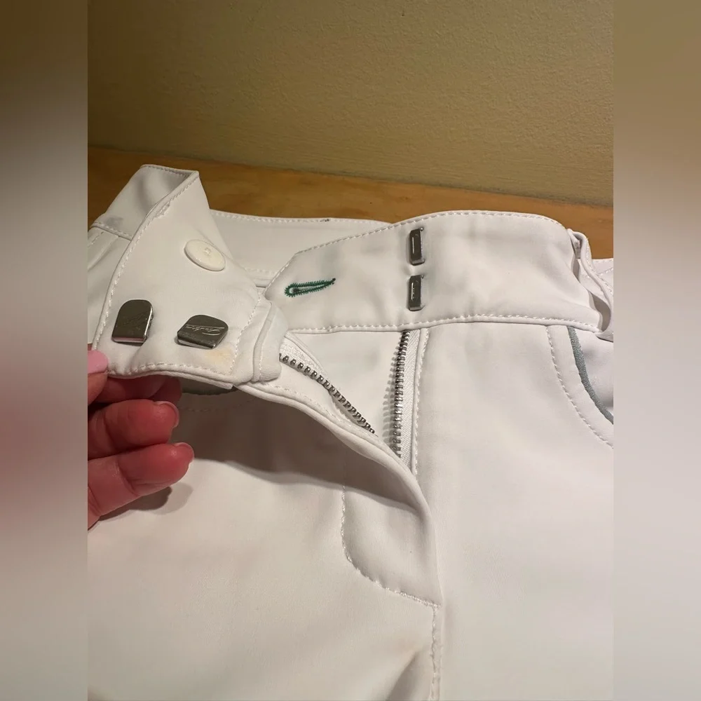 Iago Italia Equestrian Riding Show Breeches, White, Size 22, Great Condition! - Picture 8 of 16